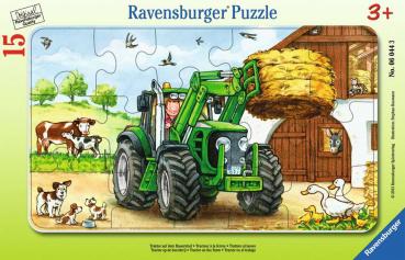 Ravensburger Kinderpuzzle - Traktor auf dem Bauernhof