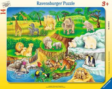 Ravensburger Kinderpuzzle - Zoobesuch