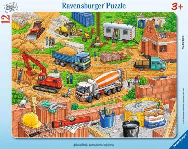 Ravensburger Kinderpuzzle - Arbeit auf der Baustelle
