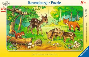 Ravensburger Kinderpuzzle - Tierkinder des Waldes
