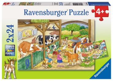 Ravensburger Kinderpuzzle - Fröhliches Landleben