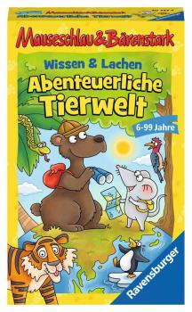 Ravensburger 20737 - Wissen und Lachen-Abenteuerliche Tierwelt, Mauseschlau & Bärenstark