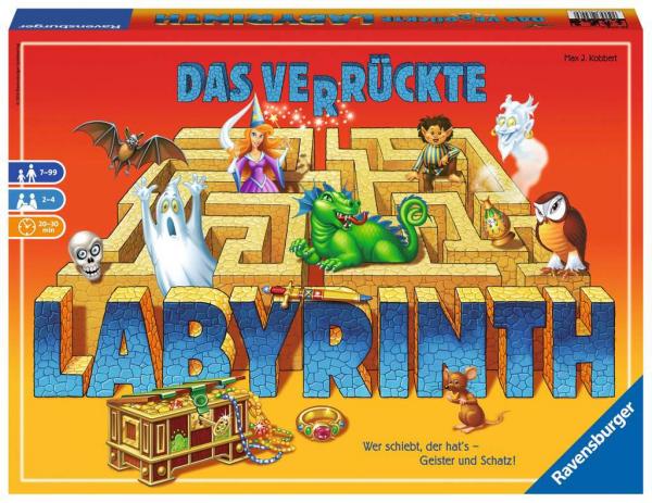 Ravensburger Gesellschaftsspiel - Das verrückte Labyrinth 26446